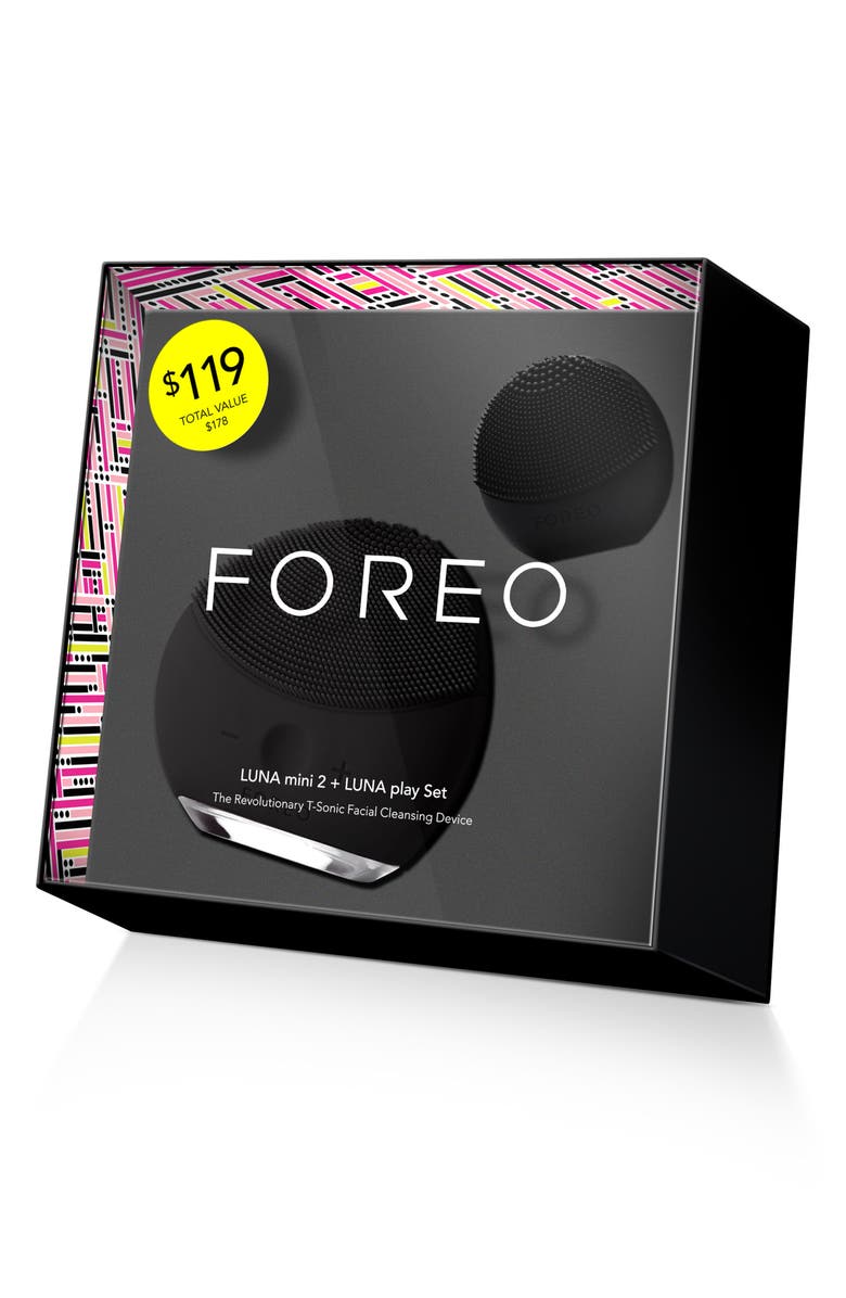 FOREO Black LUNA mini 2 + LUNA play Set, Alternate, color, 