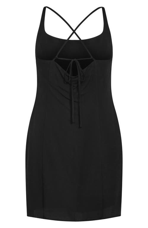 City Chic Caitlin Minidress In Black