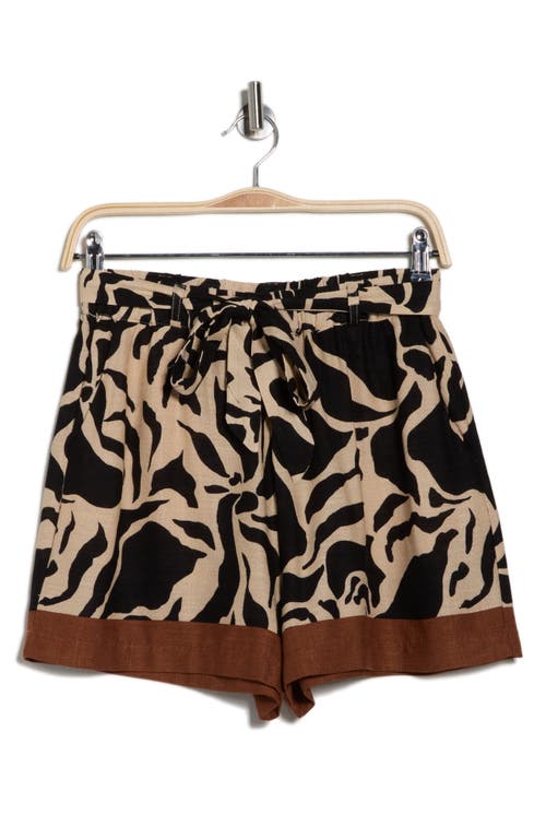 Sanctuary Border Paperbag Short In Mirage In Multi