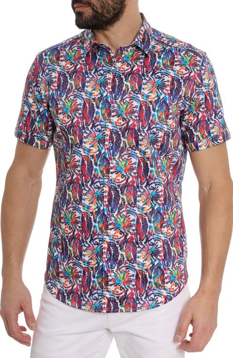 Abstract Short Sleeve Shirt