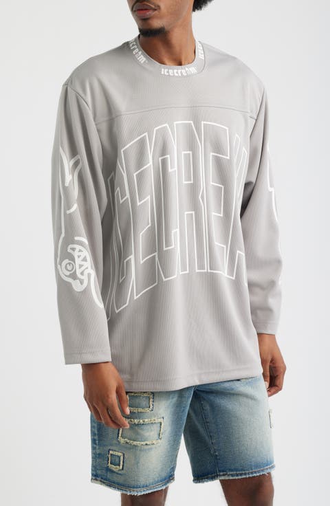 Hyperdrive Oversize Long Sleeve Graphic T-Shirt