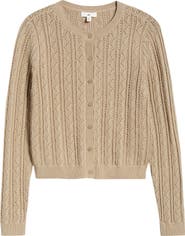 BP. Pointelle Knit Cardigan
