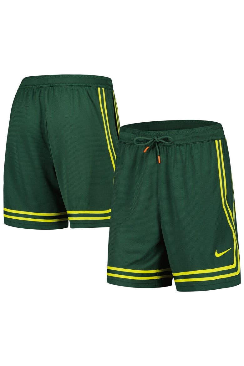 Women's Nike Hunter Green WNBA Logowoman Team 13 Crossover Performance Shorts, Main, color, Hunter Green