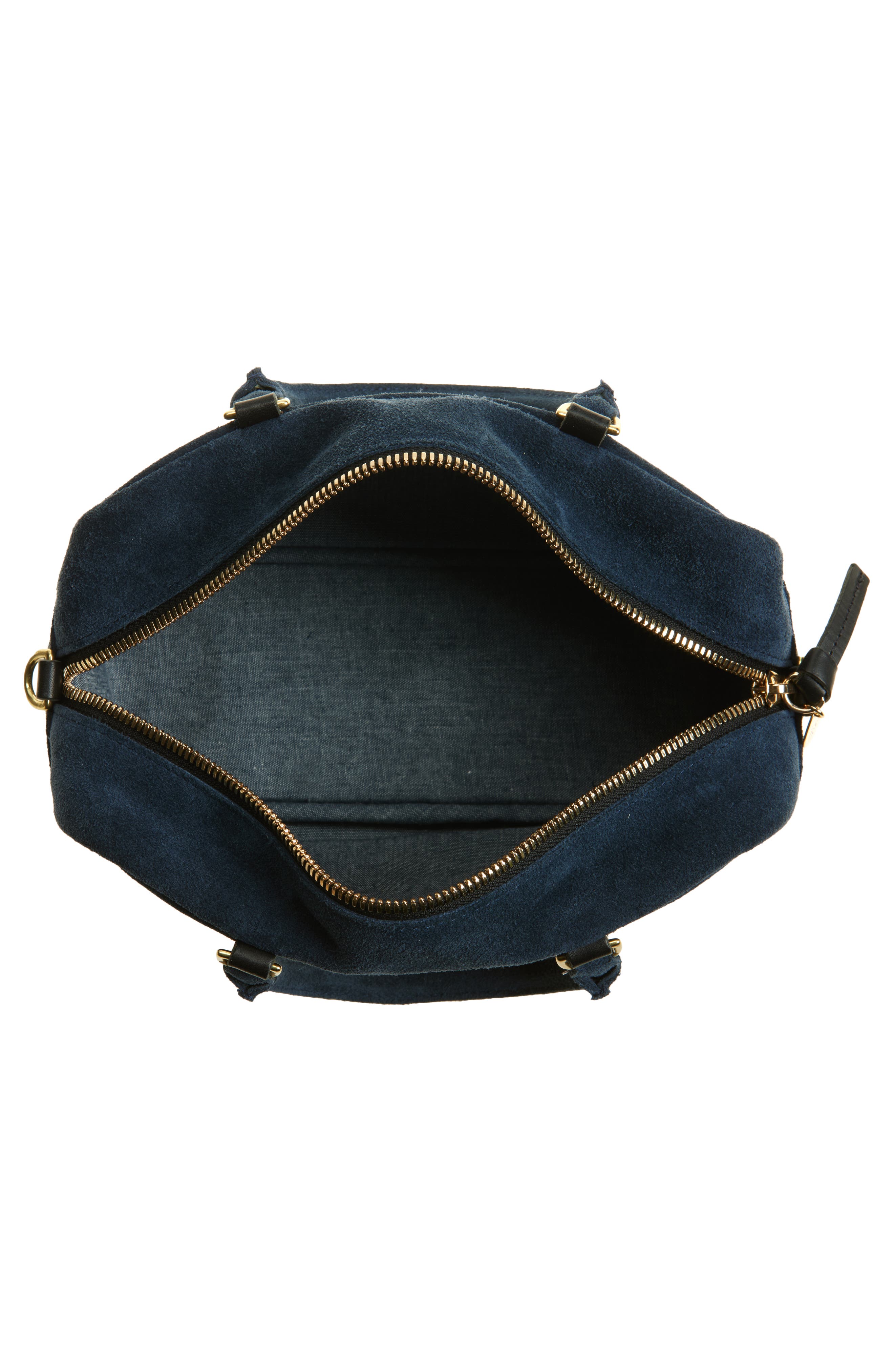 Clare V. Petite Claudine Suede Crossbody Bag, Alternate, color, 