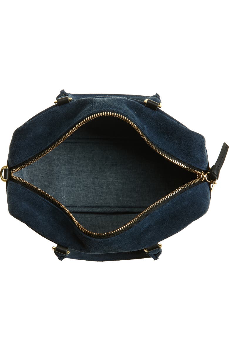 Clare V. Petite Claudine Suede Crossbody Bag, Alternate, color,