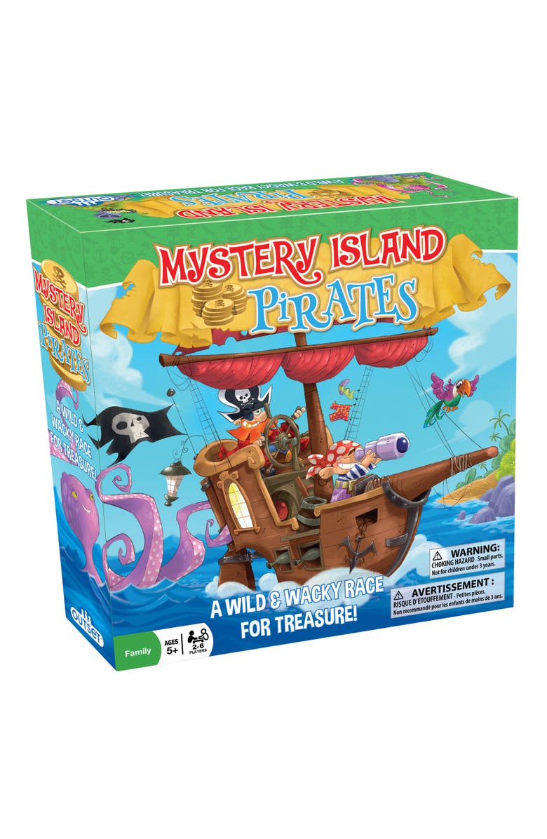 Outset Mystery Island Pirates Tile Game, Main, color, Multicolored