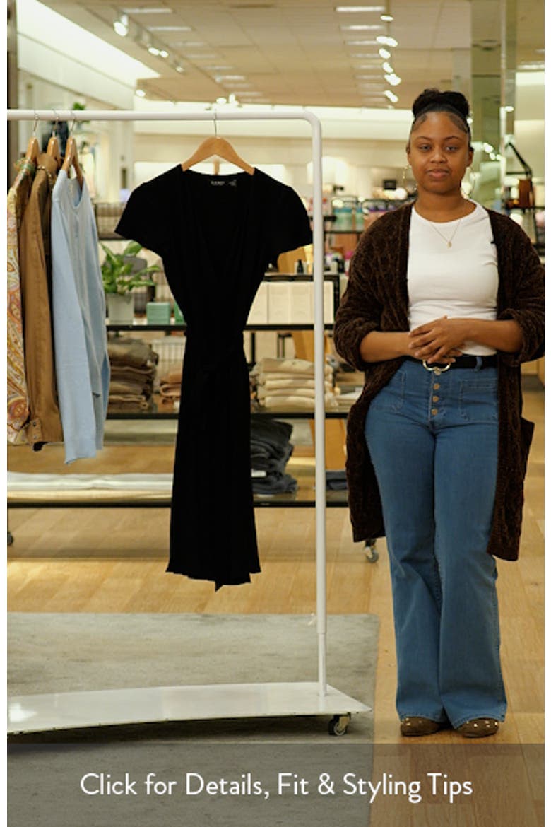 Surplice Neck Georgette Shirtdress video