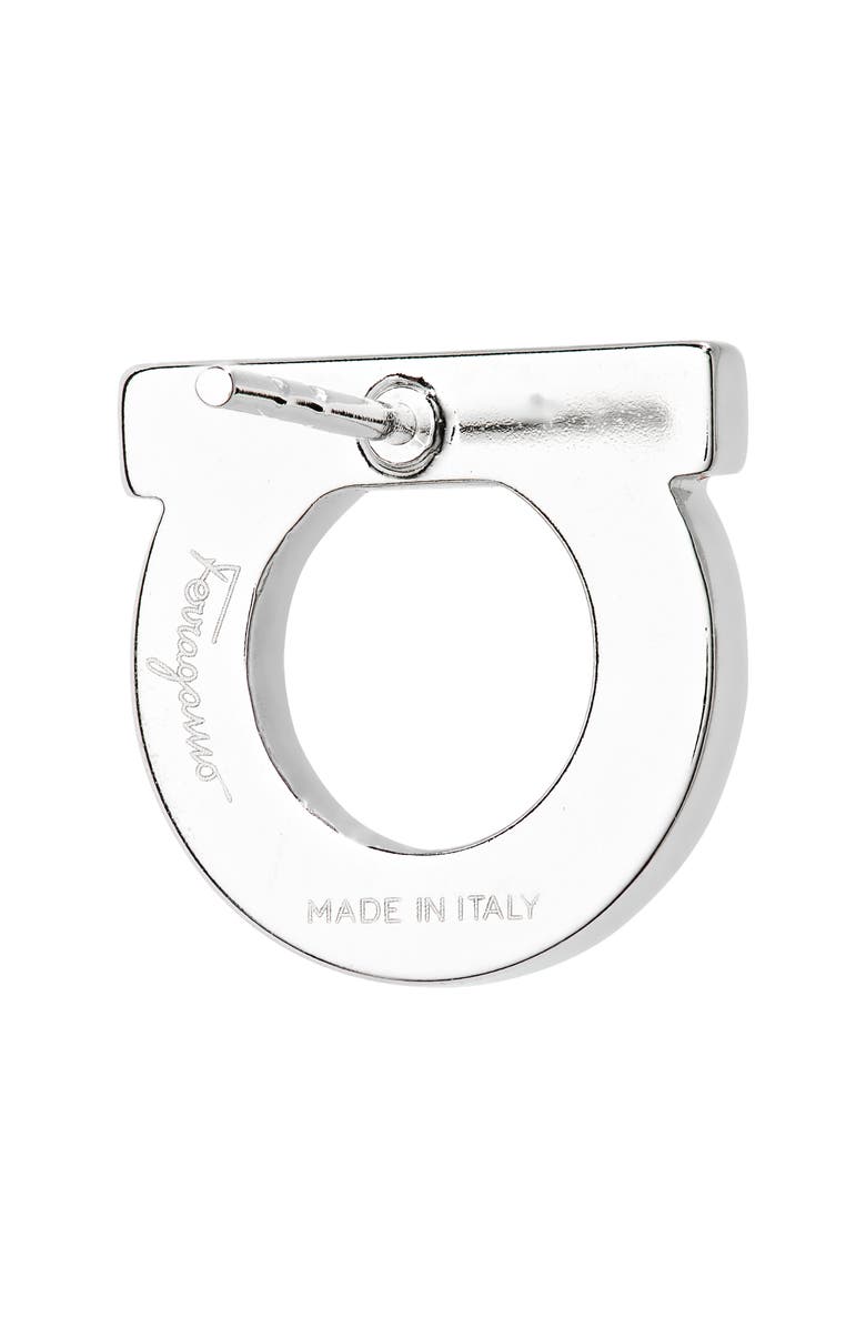 FERRAGAMO Salvatore Ferragamo Small Gancio Imitation Pearl Stud Earrings, Alternate, color, 