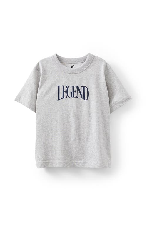 Cotton On Kids Kid's Jonny Short Sleeve Graphic Print Tee In Gray