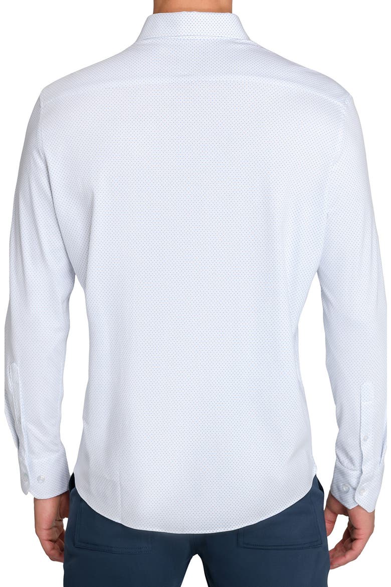 Solid Knit Long Sleeve Basic, Alternate, color, WHITE/BLUE