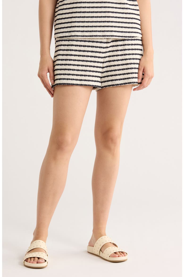 Stripe Shorts, Main, color, CREAM/ DK. NAVY