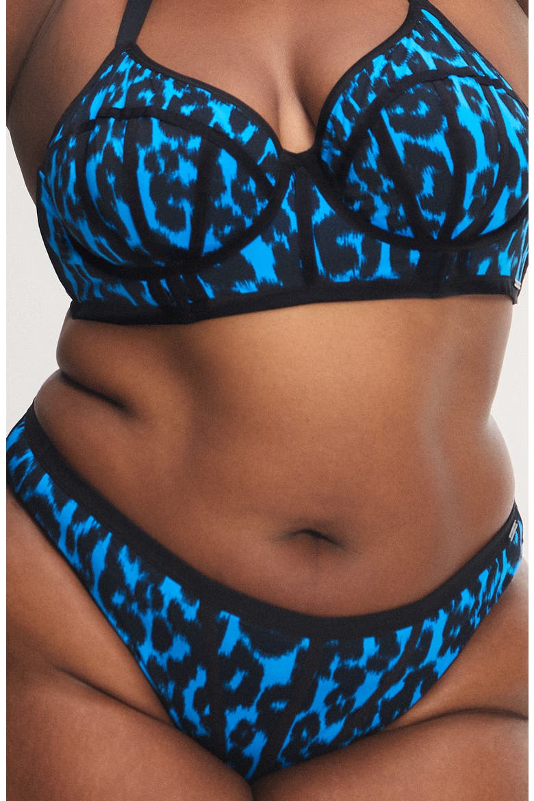 City Kitty High Leg Bikini, Alternate, color, BLUE EUPHORIA VINTAGE