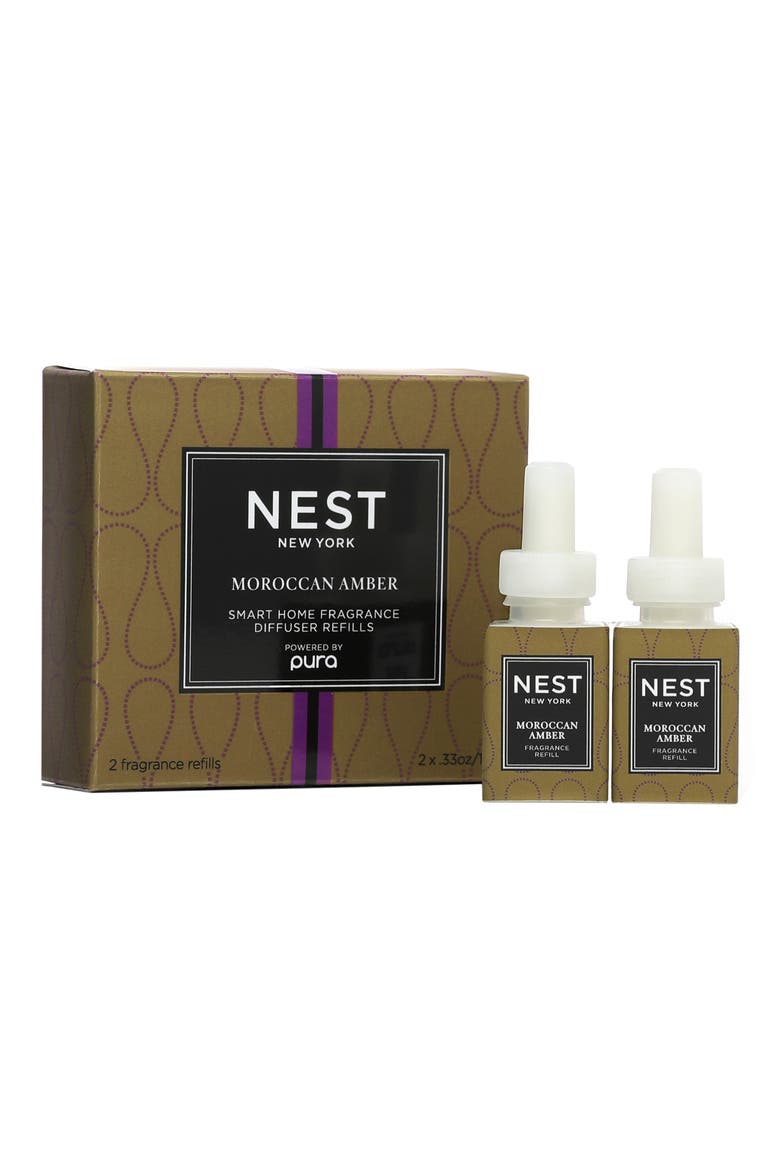 New York Pura Smart Home Fragrance Diffuser Refill Duo, Alternate, color, MOROCCAN AMBER