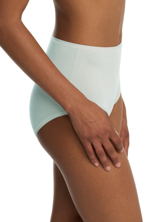 Natori Bliss Bare Cotton High Waist Brief In Gray