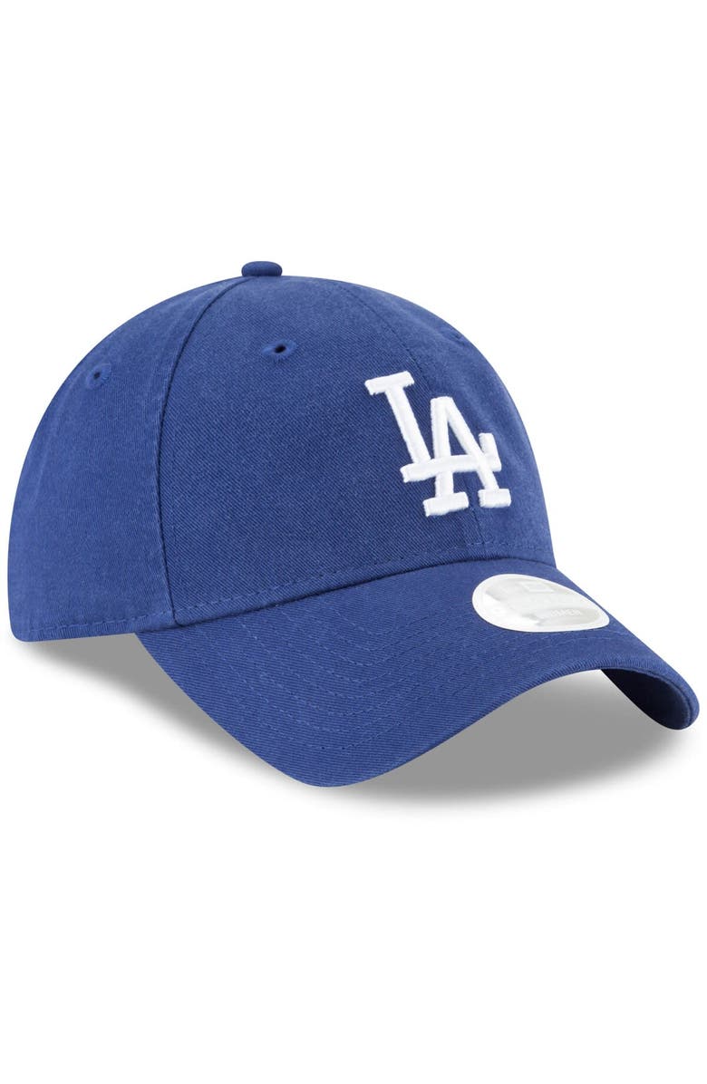New Era Women's New Era Royal Los Angeles Dodgers Team Logo Core Classic 9TWENTY Adjustable Hat, Alternate, color, 