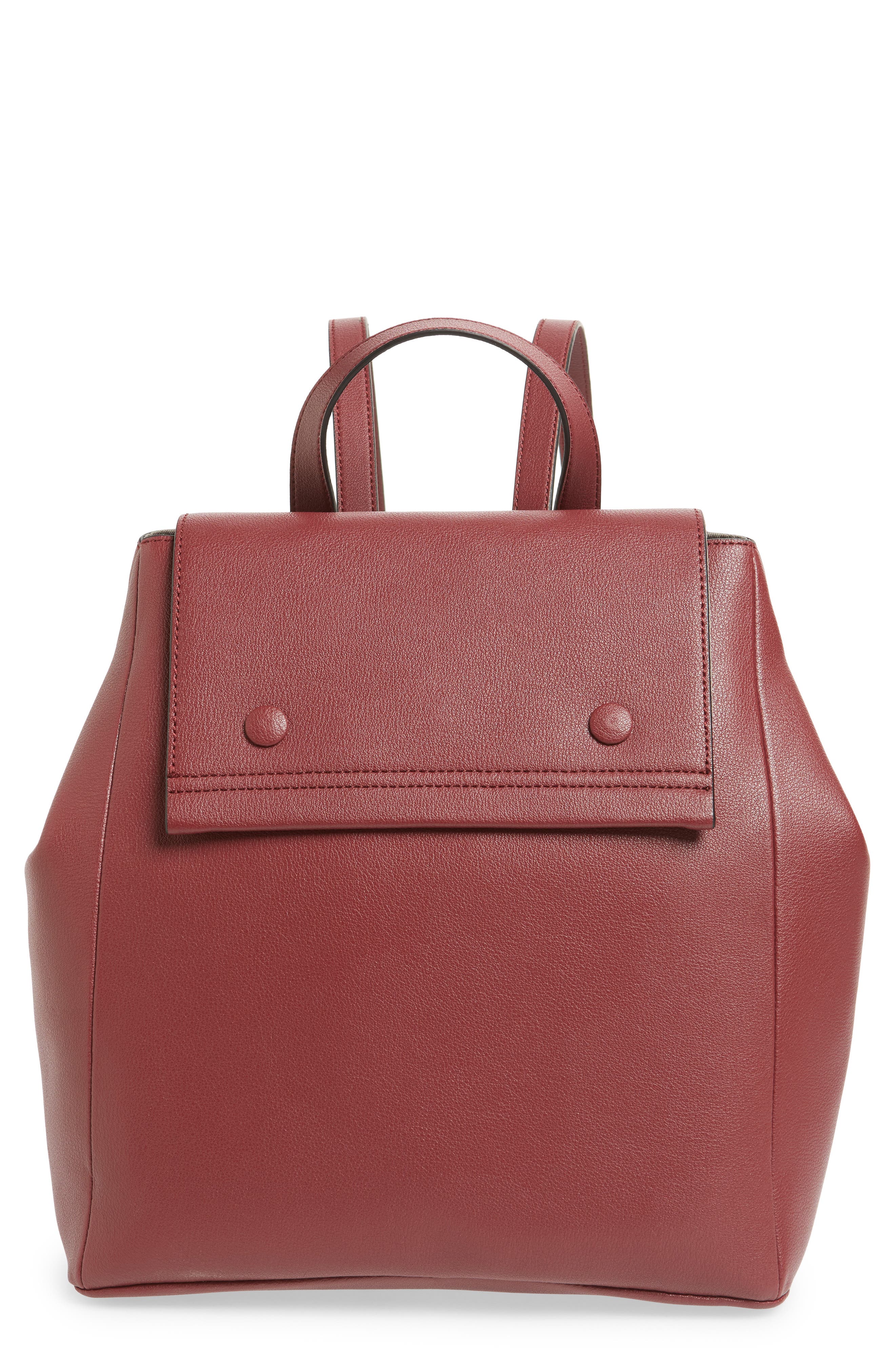 Danielle Nicole Nolan Faux Leather Backpack, Main, color, 