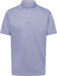 Emanuel Berg Jacquard Texture Polo