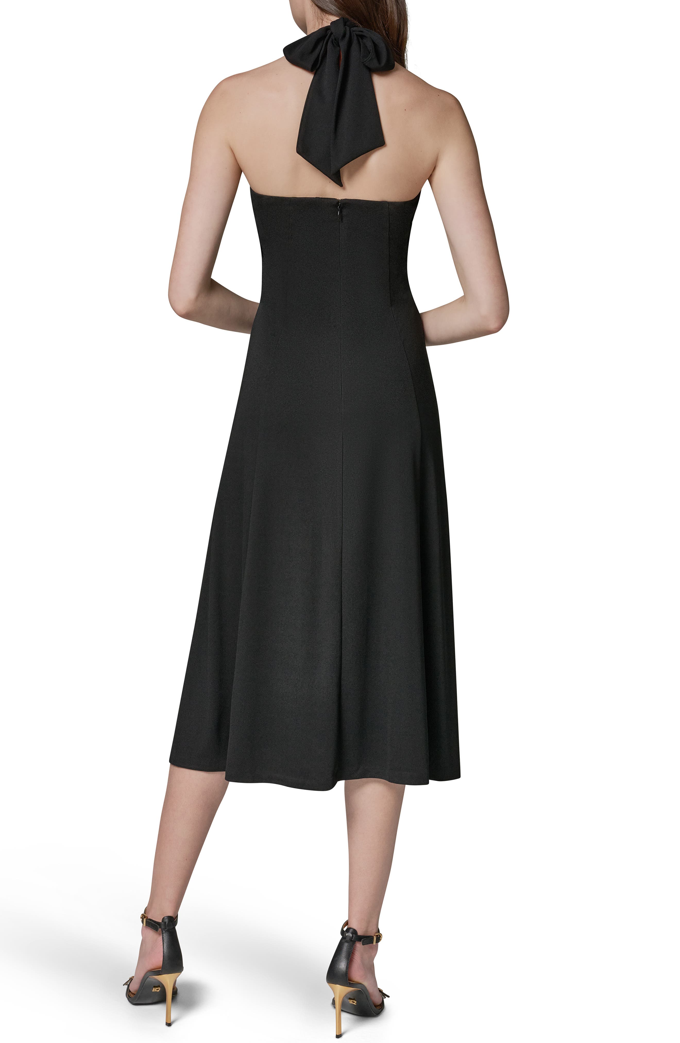 Keyhole Hardware Halter Dress - image 2