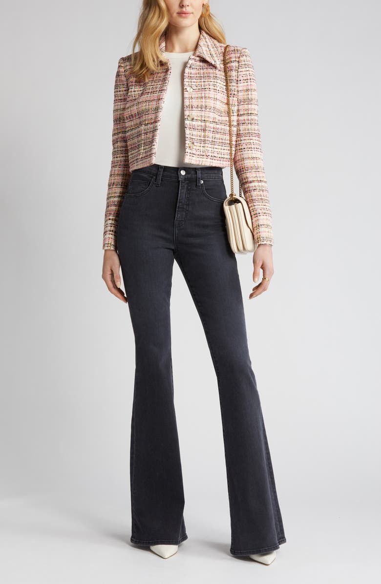 BOSS Jappa Tweed Crop Jacket, Main, color, 