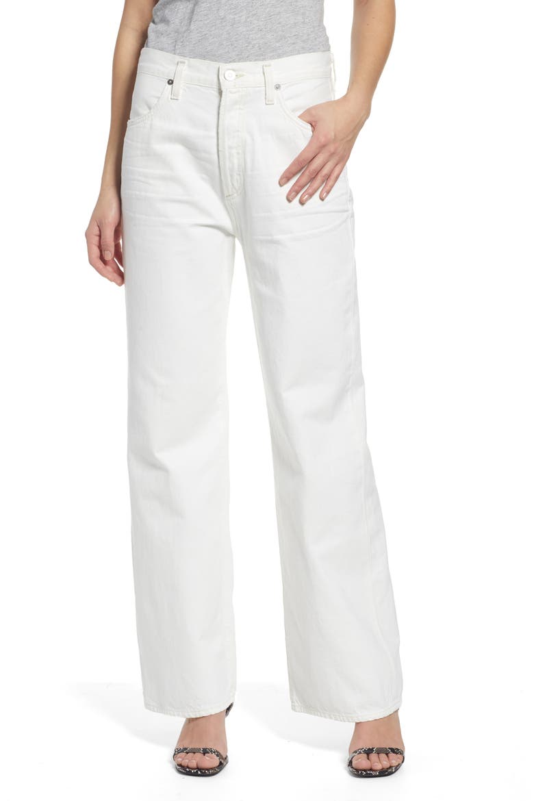 Flavie High Waist Trouser Jeans, Main, color, IDYLL