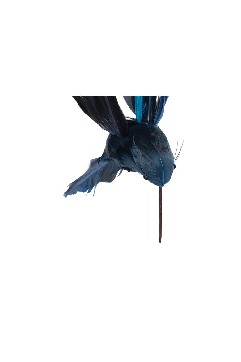 Blue Hummingbird Christmas Ornament, Alternate, color, Blue