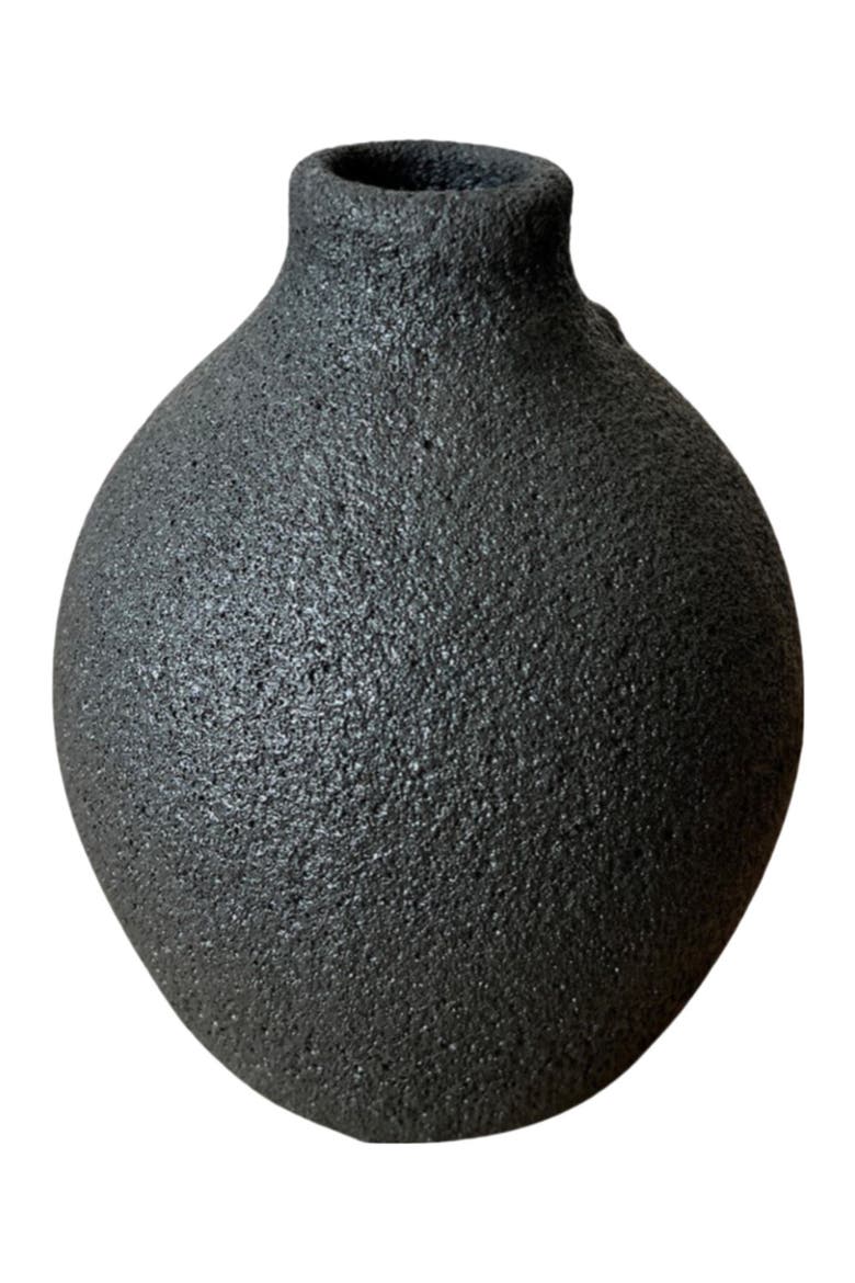 Ara Crater Vase, Main, color, Black
