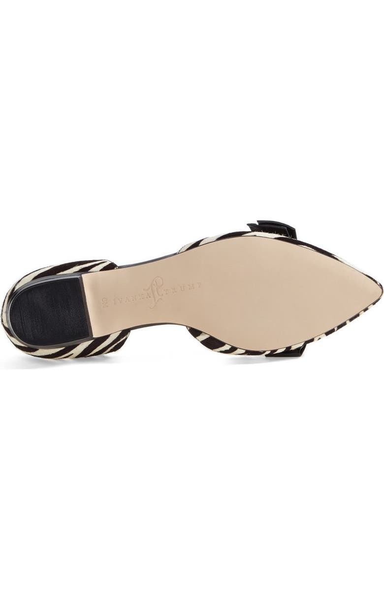 Ivanka Trump 'Loire' Calf Hair d'Orsay Flat, Alternate, color,