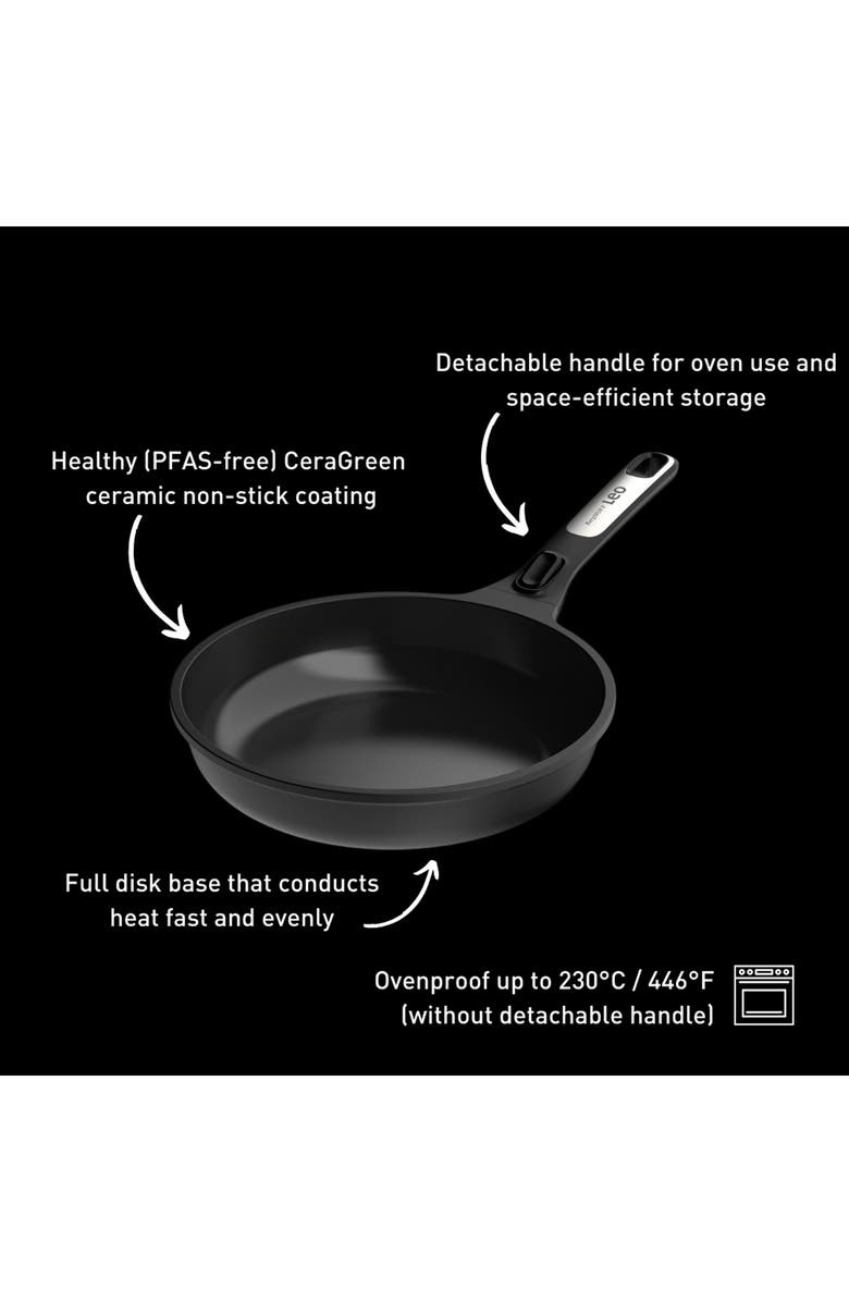BergHOFF Leo Phantom 2-Piece Fry Pan Set, Alternate, color, Black