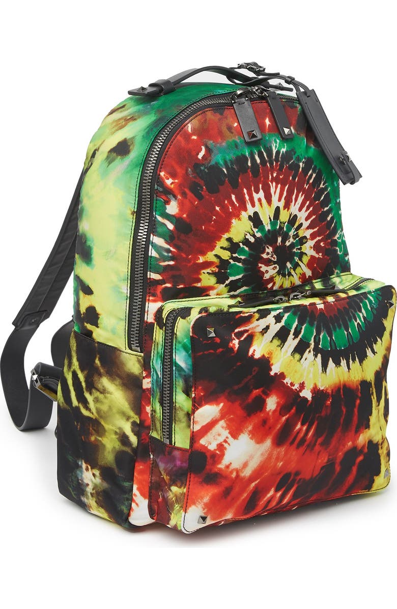 Valentino Tie Dye Backpack, Alternate, color,