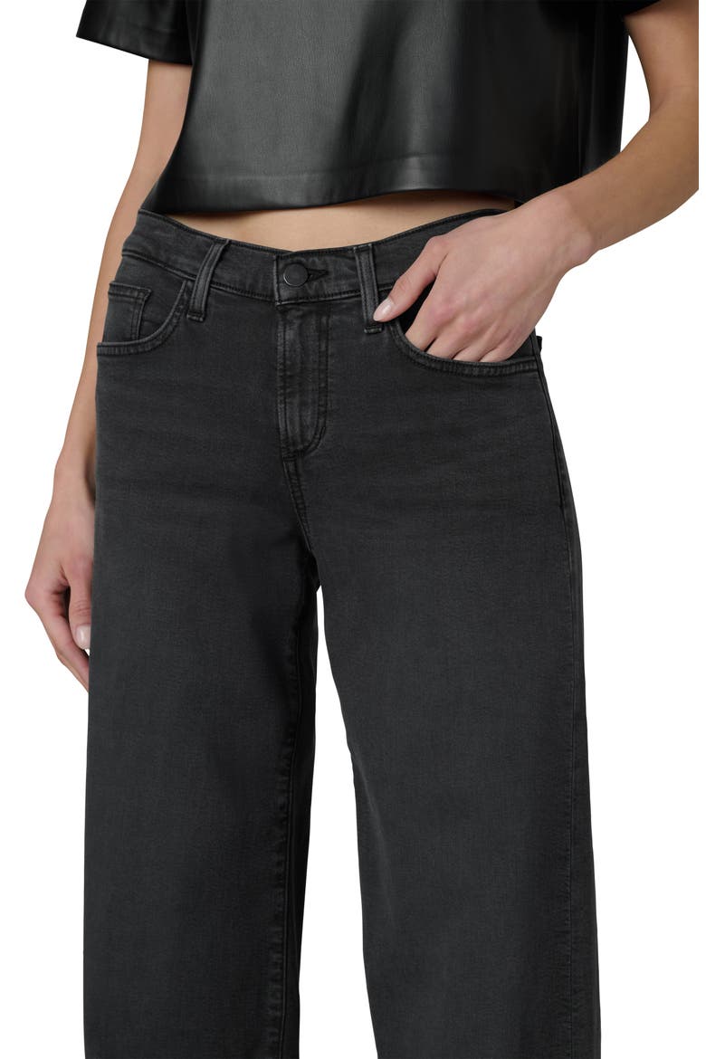 The Lou Lou Low Rise Wide Leg Jeans, Alternate, color, BLACK CAT