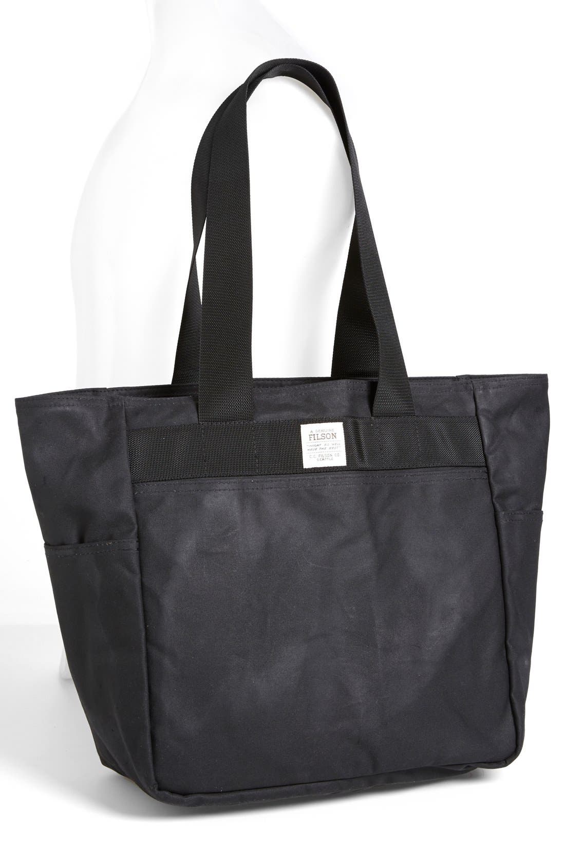 Filson Tin Cloth Tote Bag, Alternate, color, 