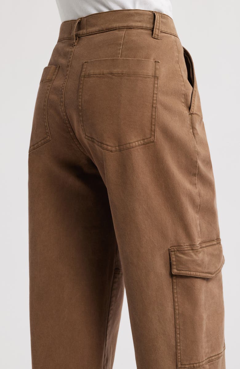 FRAME The Station Crop Cargo Pants, Alternate, color, Walnut