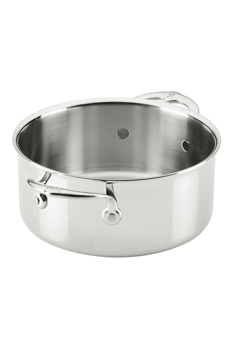 ProBond® Luxe Professional Clad Stainless Steel 3-Quart Soup Pot with Lid, Alternate, color, NO COLOR