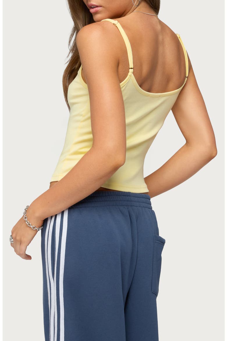 Hawaii Airlines Stretch Cotton Tank, Alternate, color, YELLOW