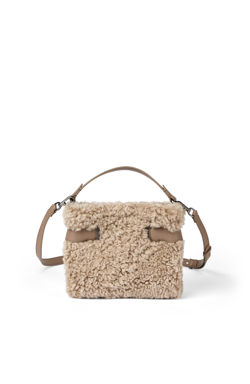 Brunello Cucinelli Small Top-handle Essence Bag In Neutral