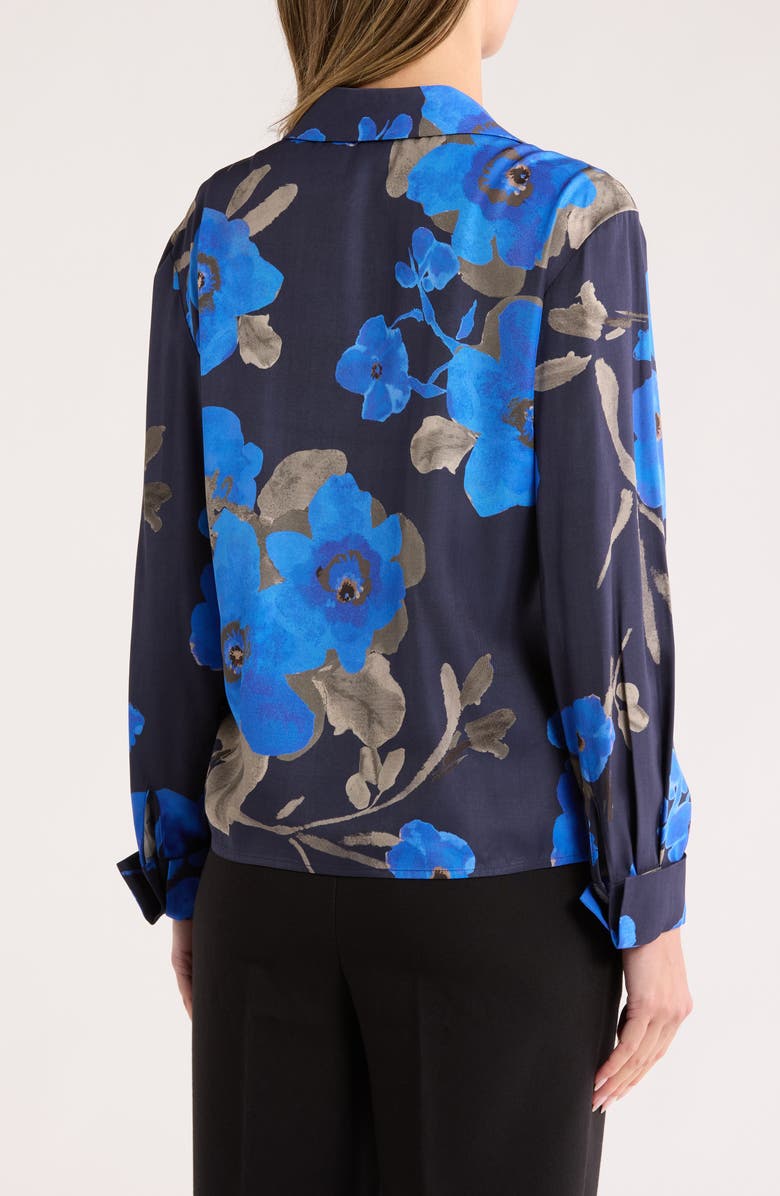 BOSS Basiga Long Sleeve Button-Up Shirt, Alternate, color, Navy/ Blue