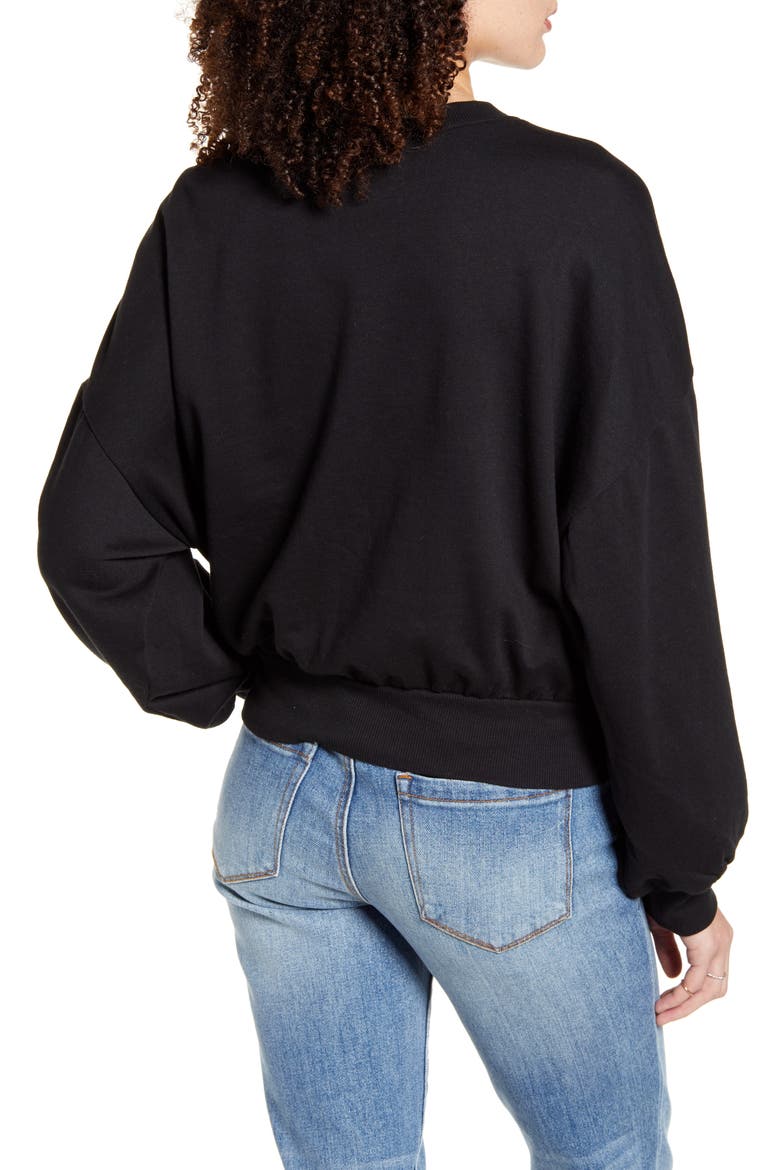Bags Under My Eyes Sweatshirt, Alternate, color, BLACK