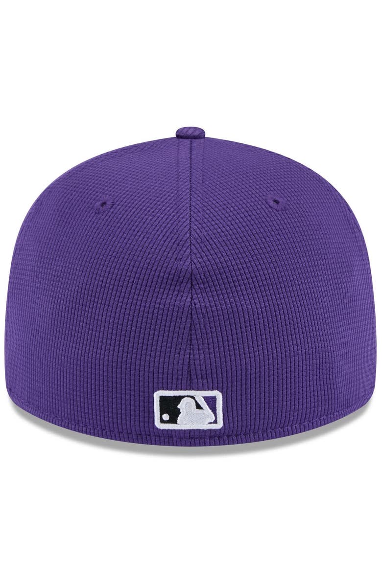 New Era Men's New Era Purple Colorado Rockies 2025 Spring Training Low Profile 59FIFTY Fitted Hat, Alternate, color, Purple