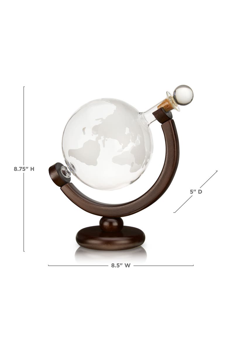 Globe Liquor Decanter, Alternate, color, Clear
