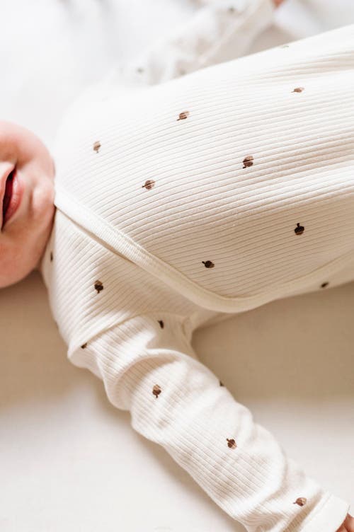 Ely's & Co. Baby Cotton Ribbed Zipper Footie In Acorn