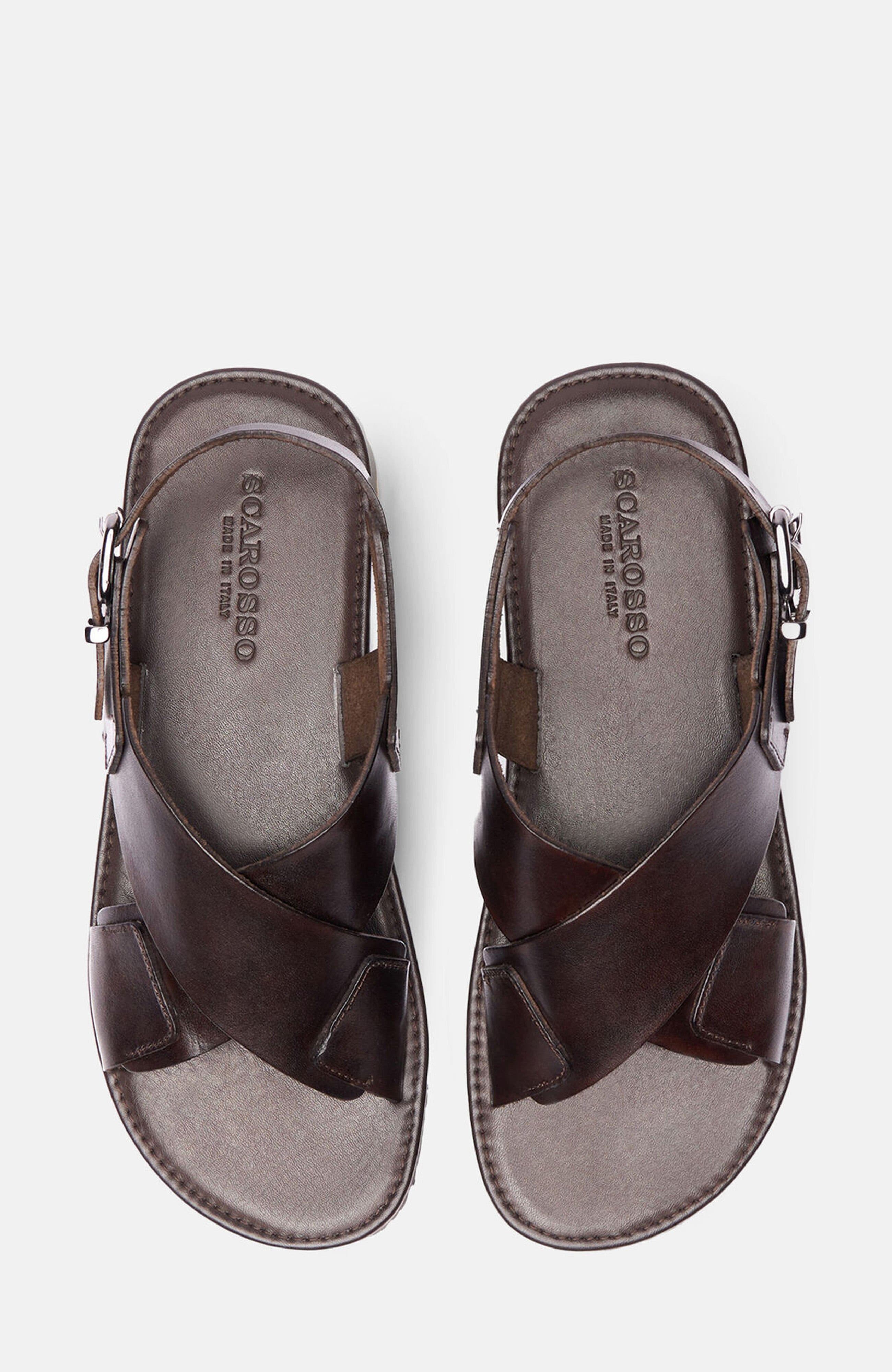 Massimo Sandals, Alternate, color, Brown - Calf