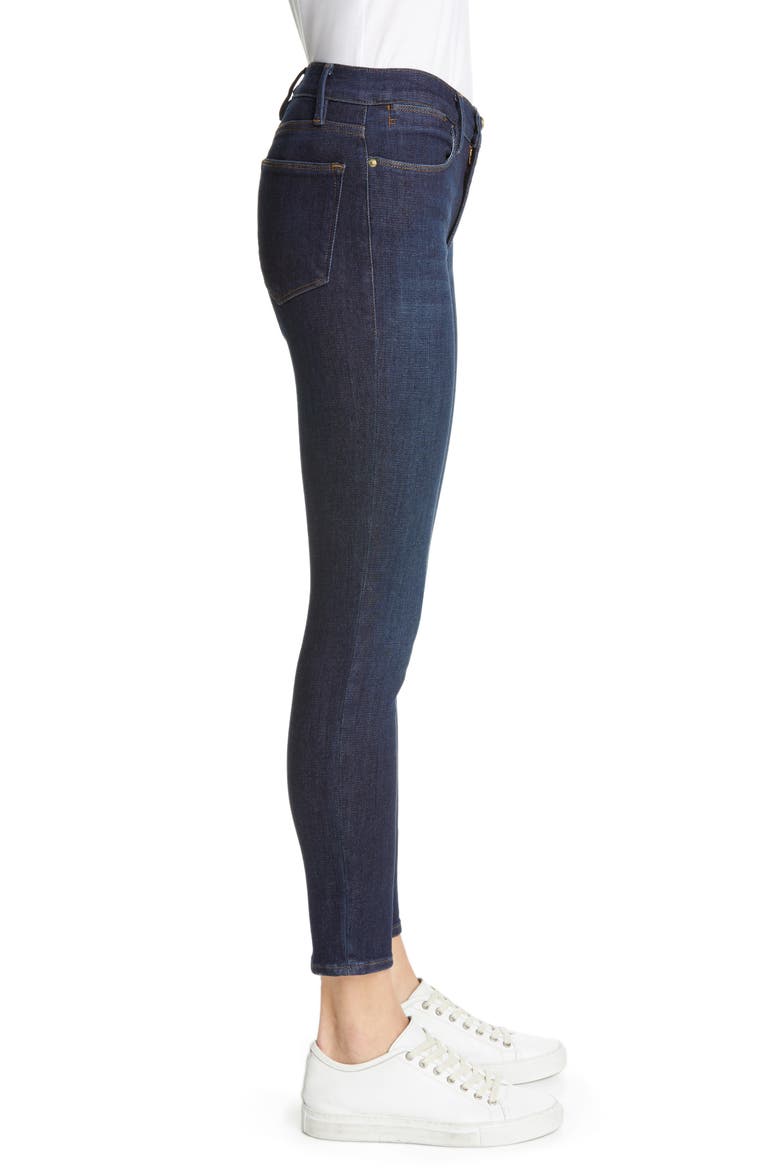Le High Waist Crop Skinny Jeans, Alternate, color, SAMIRA