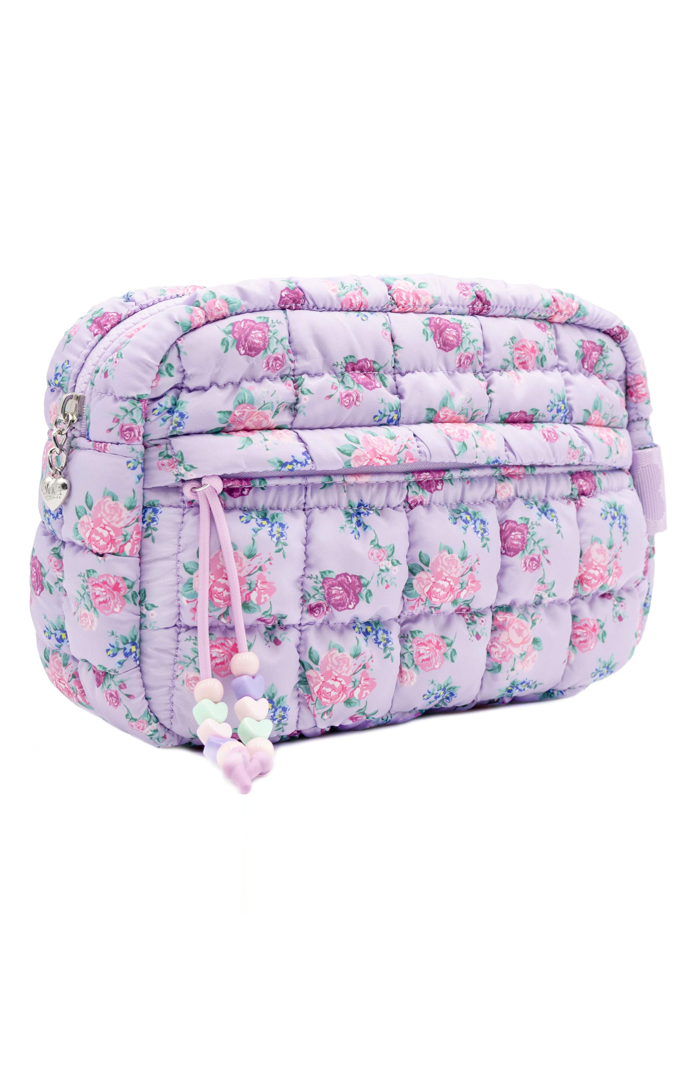 OMG Accessories Kids' Floral Print Scrunch Pouch, Alternate, color, 