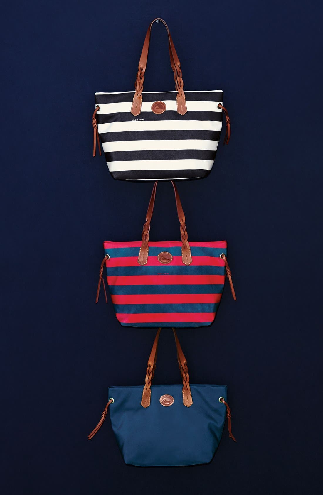 Nylon Shopper, Alternate, color, BLACK