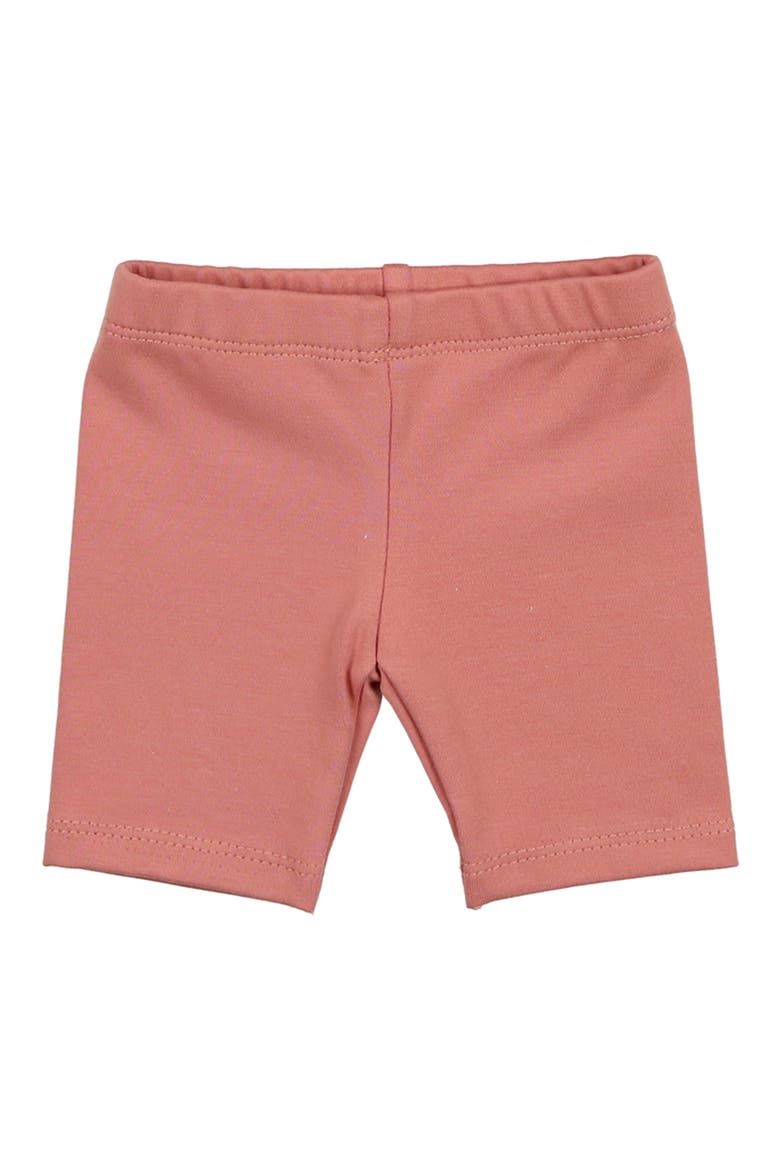 Stripe Short Leggings, Main, color, ROSE
