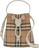 Burberry Mini Check Bucket Bag