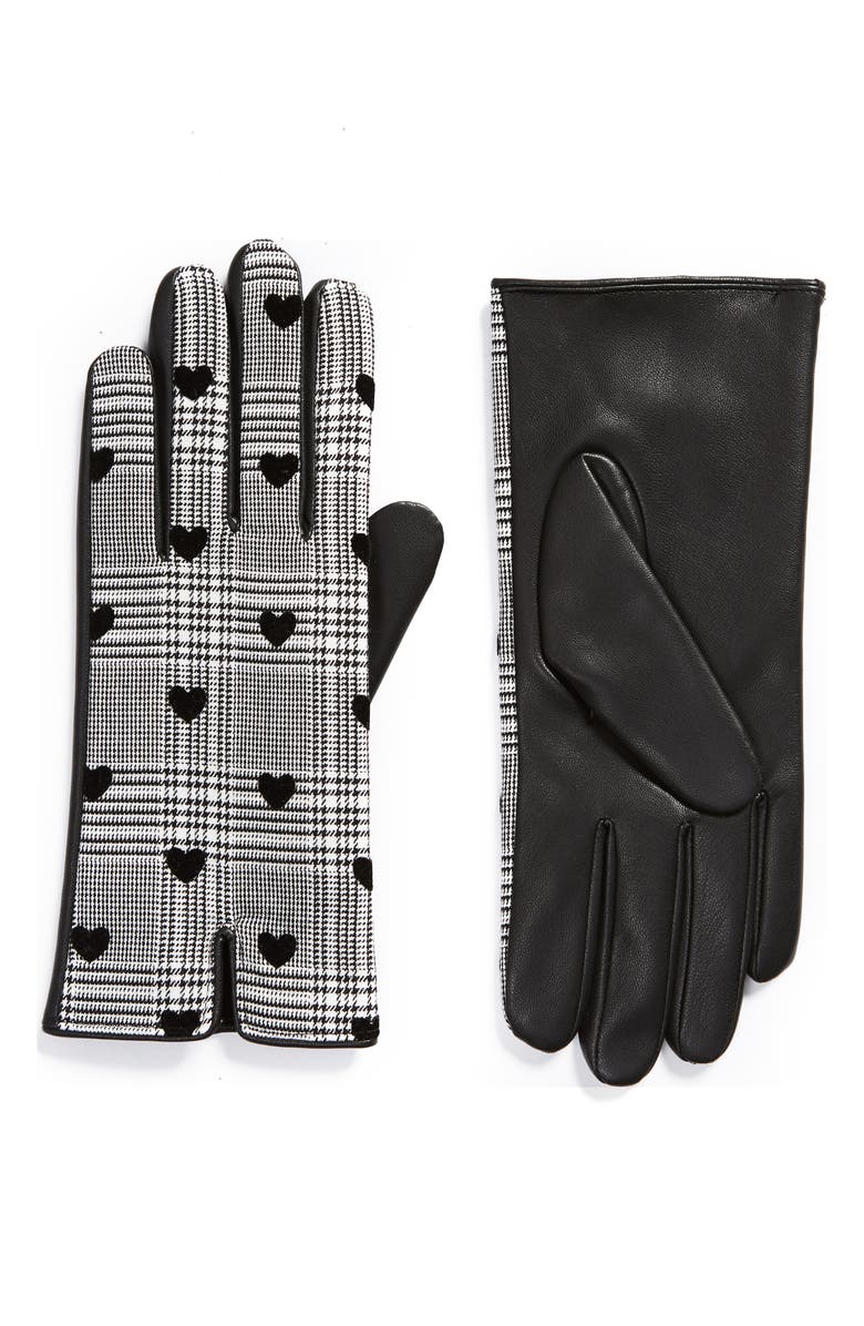 Halogen<sup>®</sup> x Atlantic-Pacific Plaid Gloves, Main, color, 