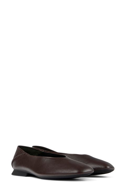 Casi Myra Leather Flat