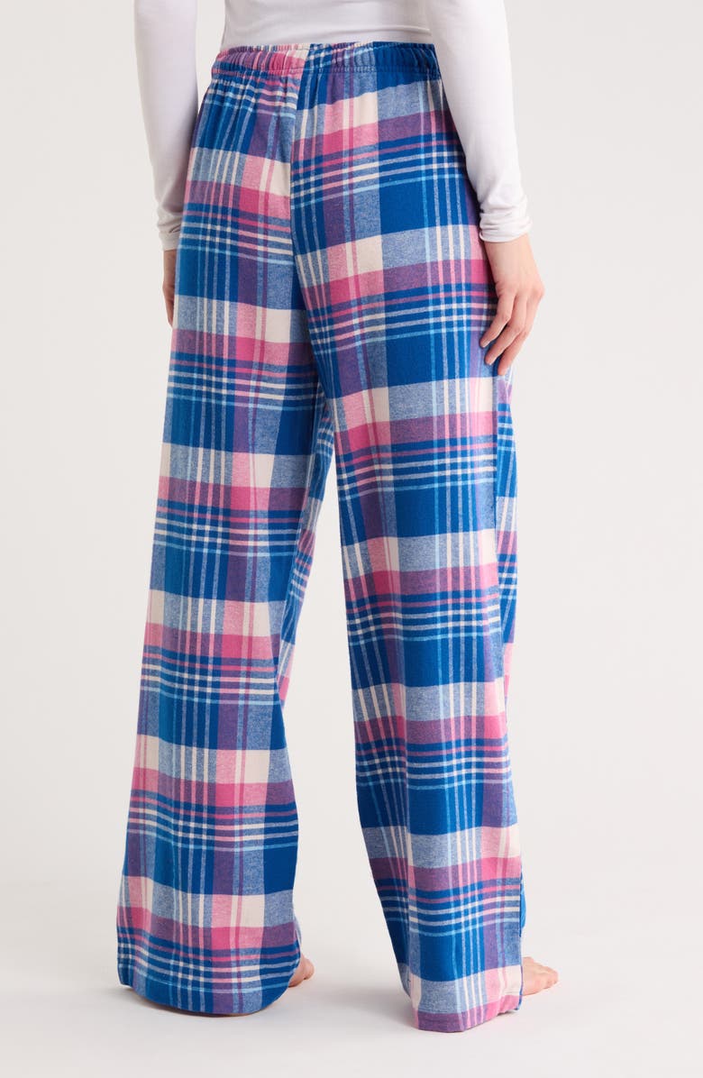 Abound Plaid Flannel Pajama Pants, Alternate, color, Blue- Pink Scottish Plaid