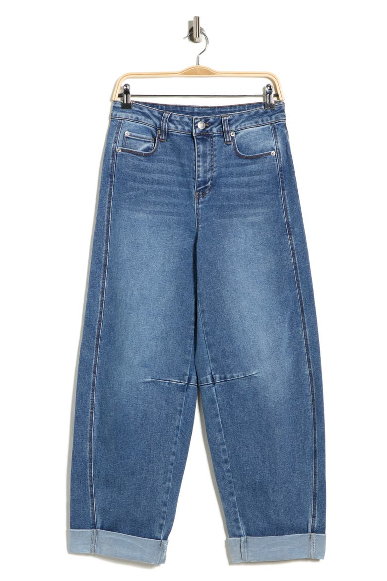 Barni Stretch Barrel Leg Jeans, Alternate, color, DIDI DARK WASH